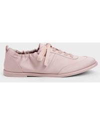 Charles & Keith - Satin Ruched Sneakers - Lyst