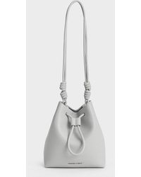 Charles & Keith - Leia Knotted Bucket Bag - Lyst