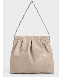 Charles & Keith - Duo Double Chain Hobo Bag - Lyst