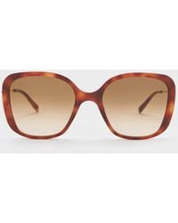 Charles & Keith - Renee Recycled Acetate Butterfly Sunglasses - Lyst
