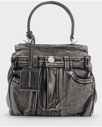 Charles & Keith - Arita Denim Jeans Top Handle Bag - Lyst