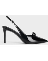 Charles & Keith - Bow Slingback Pumps - Lyst