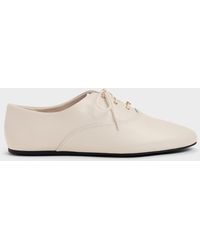 Charles & Keith - Derbies Pippa En Cuir - Lyst
