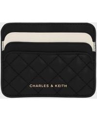 Charles & Keith - Cleo Two-Tone Quilted Card Holder - Lyst