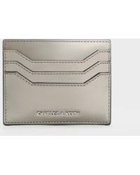 Charles & Keith - Carli Metallic Multi-slot Card Holder - Lyst