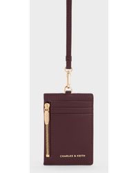 Charles & Keith - Twilia Card Holder With Lanyard - Lyst