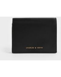 Charles & Keith - Cassia Snap Button Mini Short Wallet - Lyst