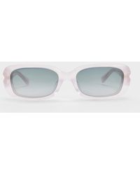 Charles & Keith - Recycled Acetate Angular Sunglasses - Lyst