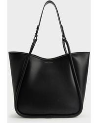 Charles & Keith - Lyla Tubular Slouchy Tote Bag - Lyst