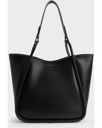 Charles & Keith - Tubular Slouchy Tote Bag - Lyst