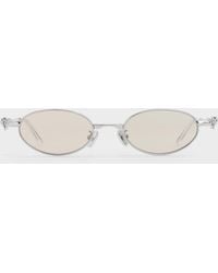Charles & Keith - Paige Bow Crystal Sunglasses - Lyst