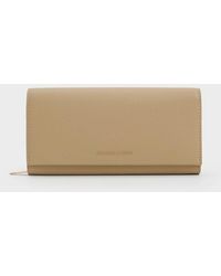 Charles & Keith - Muriel Front Flap Long Wallet - Lyst