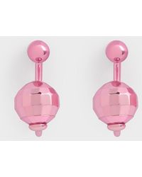 Charles & Keith - Disco Ball Stud Jacket Earrings - Lyst