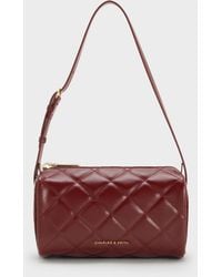 Charles & Keith - Janie Quilted Shoulder Bag - Lyst