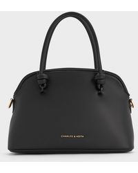 Charles & Keith - Sammie Knotted-Handle Bowling Bag - Lyst