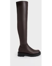 Charles & Keith - Zip-up Thigh-high Boots - Lyst