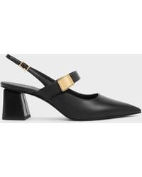Charles & Keith - Yvette Mary Jane Slingback Pumps - Lyst