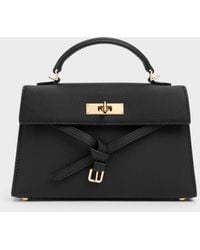 Charles & Keith - Tricha Knotted-Belt Top Handle Bag - Lyst