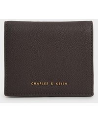 Charles & Keith - Front Flap Small Wallet - Lyst