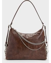 Charles & Keith - Atwood Chain Convertible Hobo Bag - Lyst