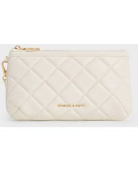 Charles & Keith - Cressida Quilted Wristlet - Lyst
