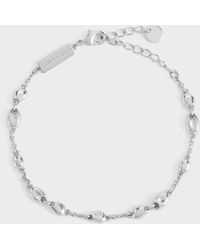 Charles & Keith - Donora Sculptural-Bead Chain Bracelet - Lyst