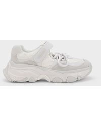 Charles & Keith - Gaskell Lace Mary Jane Sneakers - Lyst