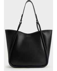 Charles & Keith - Lyla Tubular Slouchy Tote Bag - Lyst