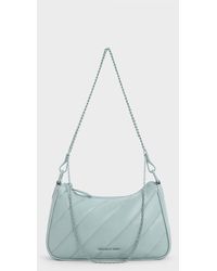 Charles & Keith - Philomena Puffy Chain-strap Crossbody Bag - Lyst