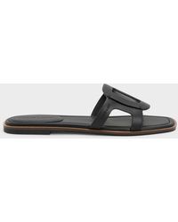 Charles & Keith - Easley Cut-Out Slide Sandals - Lyst