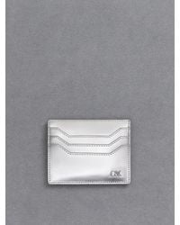 Charles & Keith - Carli Metallic Leather Multi-slot Card Holder - Lyst