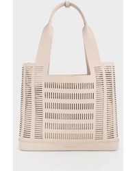 Charles & Keith - Delphi Cut-out Tote Bag - Lyst