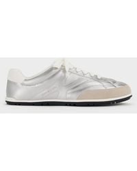Charles & Keith - Metallic Low-top Sneakers - Lyst