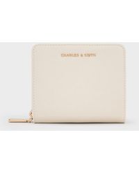 Charles & Keith - Finley Zip-Around Small Wallet - Lyst
