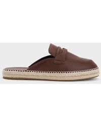 Charles & Keith - Penny Loafer Backless Espadrilles - Lyst
