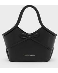 Charles & Keith - Hazel Bow Tubular Top Handle Bag - Lyst