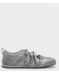 Charles & Keith - Silko Burnished Mary Jane Sneakers - Lyst