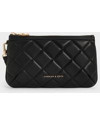 Charles & Keith - Cressida Quilted Wristlet - Lyst
