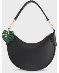 Charles & Keith - Blume Braided Curved Hobo Bag - Lyst