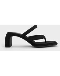Charles & Keith - Toni Puffy-strap Thong Sandals - Lyst