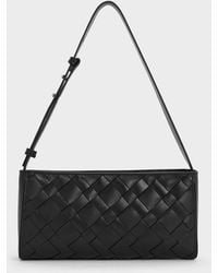 Charles & Keith - Ivette Woven Elongated Shoulder Bag - Lyst