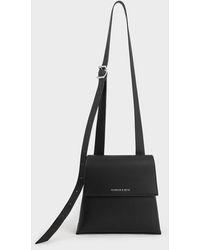 Charles & Keith - Marceline Trapeze Crossbody Bag - Lyst