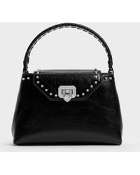 Charles & Keith - Arwen Studded Top Handle Bag - Lyst