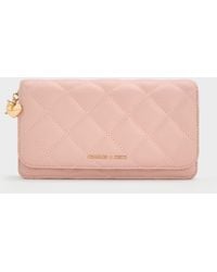 Charles & Keith - Arrietty Quilted Wallet On Chain - Lyst