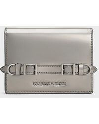 Charles & Keith - Sloane Metallic Chain-handle Wallet - Lyst