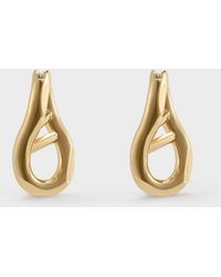 Charles & Keith - Nyra Sculptural Drop Earrings - Lyst