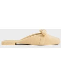 Charles & Keith - Loey Textured Knotted Mules - Lyst