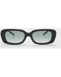 Charles & Keith - Aubrey Rectangular Sunglasses - Lyst