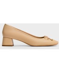 Charles & Keith - Bow Ballet Pumps - Lyst