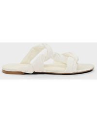 Charles & Keith - Ruched-Strap Slide Sandals - Lyst
